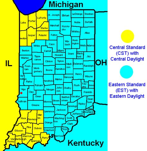 Challenges of Implementing a Map of Indiana Time Zones