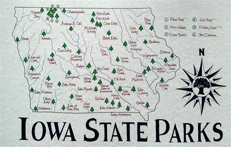 Challenges of implementing MAP Map Of Iowa State Parks