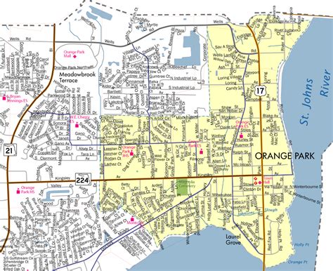 Map of Lake City FL