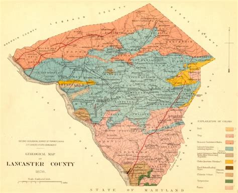 Lancaster County Pennsylvania Map