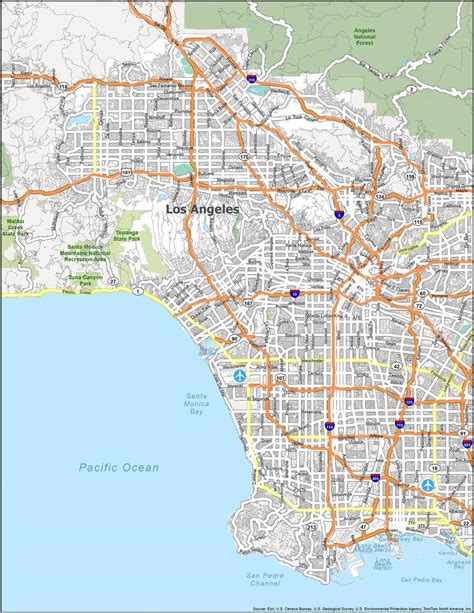 Challenges of implementing MAP Map Of Los Angeles California