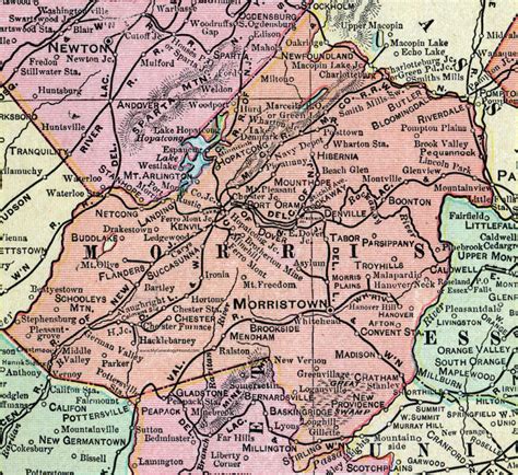 Morris County Map