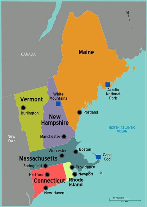 Challenges of Implementing MAP Map of New England Coast