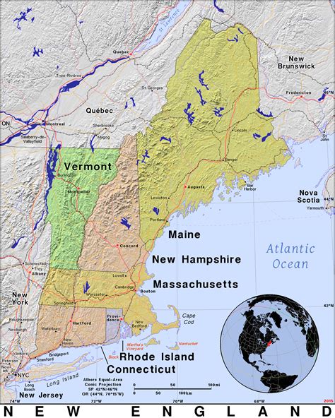 Challenges of Implementing MAP Map Of New England States