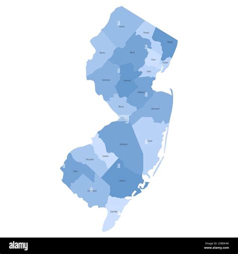 Challenges of implementing MAP Map Of New Jersey Counties