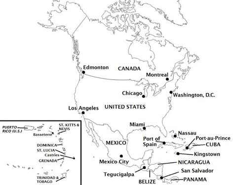 Challenges of Implementing MAP Map Of North America Quiz