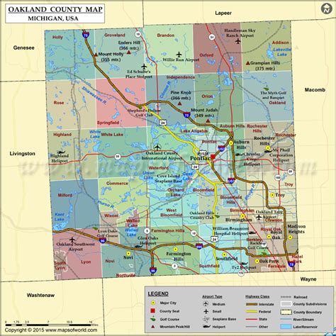 Challenges of implementing a MAP of Oakland County, Michigan