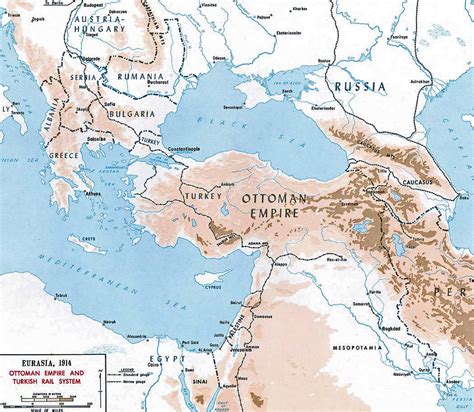 Challenges of Implementing MAP Map of Ottoman Empire 1914