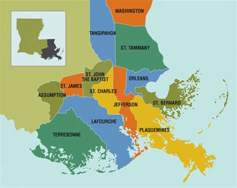 Challenges of implementing MAP Map Of Parishes In New Orleans