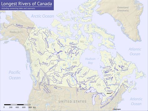 Challenges of Implementing MAP Map of Rivers in Canada