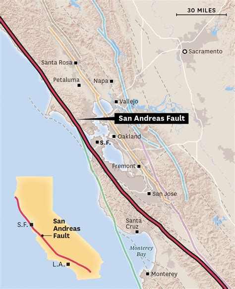 Challenges of implementing MAP Map Of San Andreas Fault