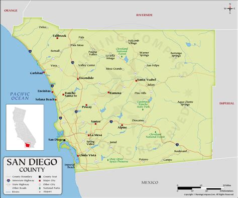 Challenges of Implementing MAP Map of San Diego County