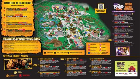 Map of Six Flags St Louis