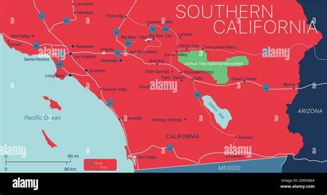 Challenges of Implementing MAP Map of Southern California Cities