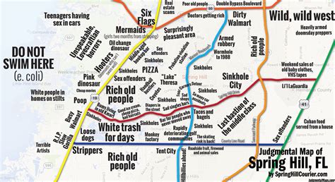 Map of Spring Hill Florida