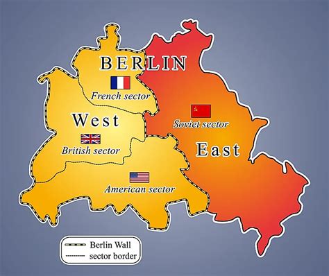 Berlin Wall Map