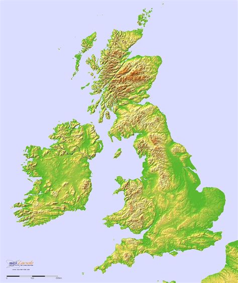 Challenges of implementing MAP Map Of The British Isles