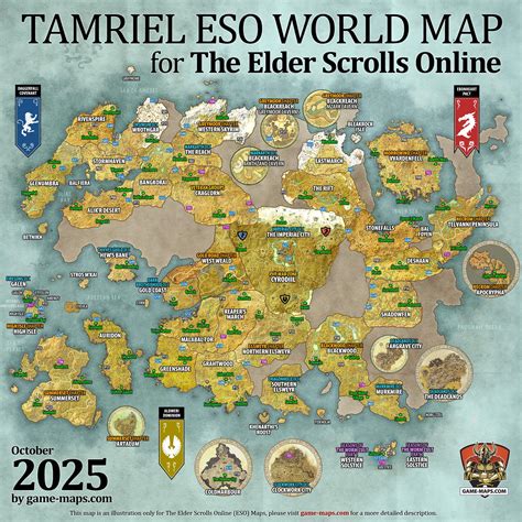 Challenges of implementing MAP Map Of The Elder Scrolls