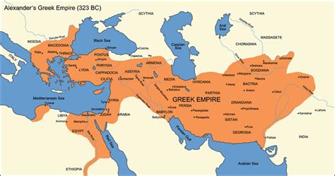 Map of the Greek Empire