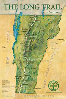 Challenges of implementing MAP Map Of The Long Trail Vermont