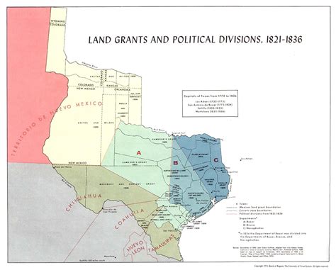 Map of the Republic of Texas