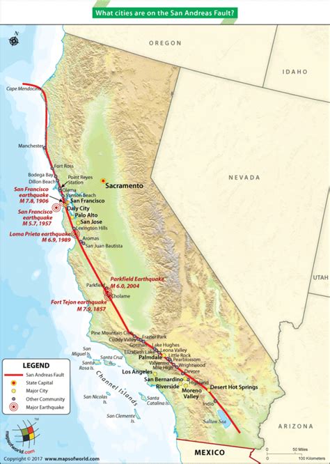 Image of San Andreas Fault Line