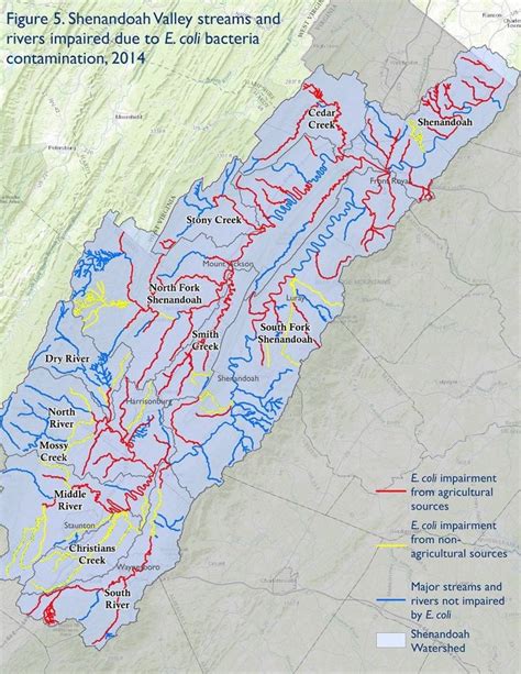 MAP Map Of The Shenandoah River challenges