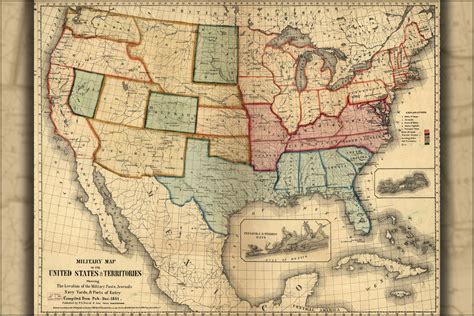 Challenges of implementing MAP Map Of The United States In 1861