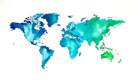 Challenges of implementing MAP Map Of The World Watercolor