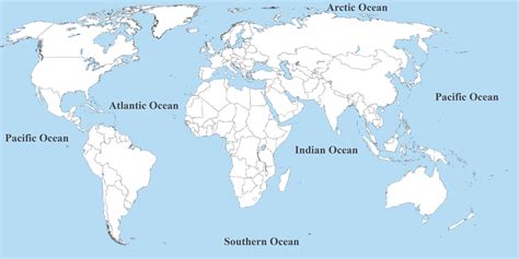 Challenges of implementing MAP Map Of The World With Oceans