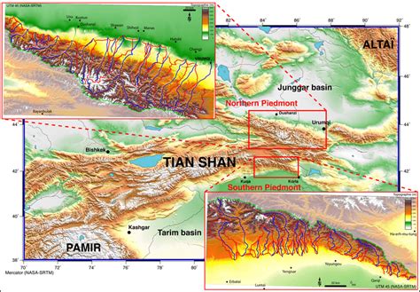 Challenges of implementing MAP Map of Tian Shan Mountains