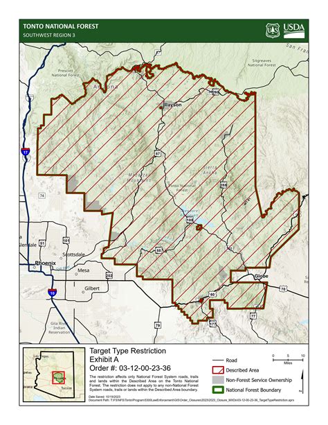 Challenges of Implementing MAP Map of Tonto National Forest