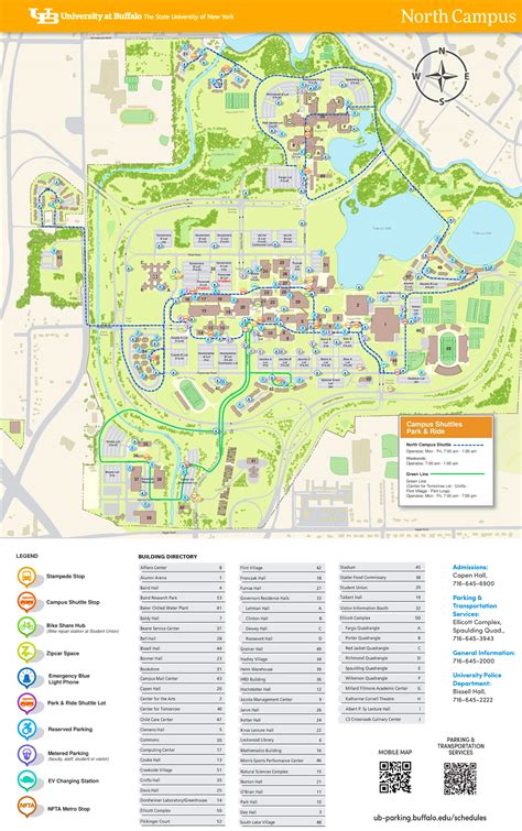 Challenges of Implementing MAP Map of UB North Campus