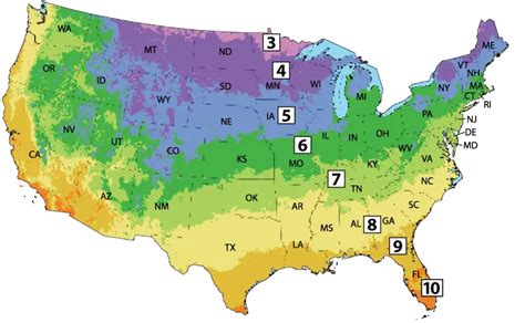 Challenges of implementing MAP Map Of Us Growing Zones