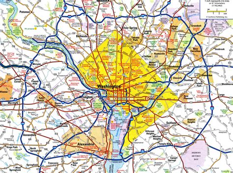 Challenges of implementing MAP Map Of Washington DC Area