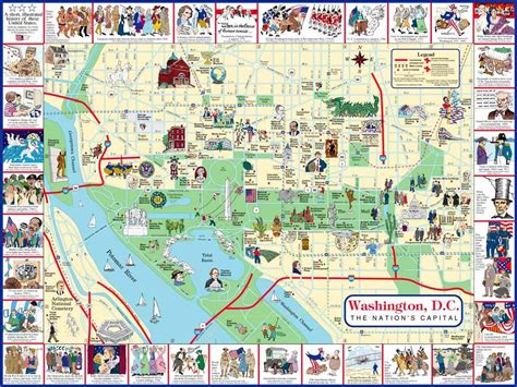 Map of Washington DC Attractions