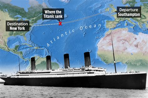 Challenges of Implementing MAP Map Of Where The Titanic Is Located