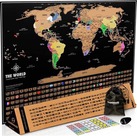 Challenges of implementing MAP Map Of World Scratch Off