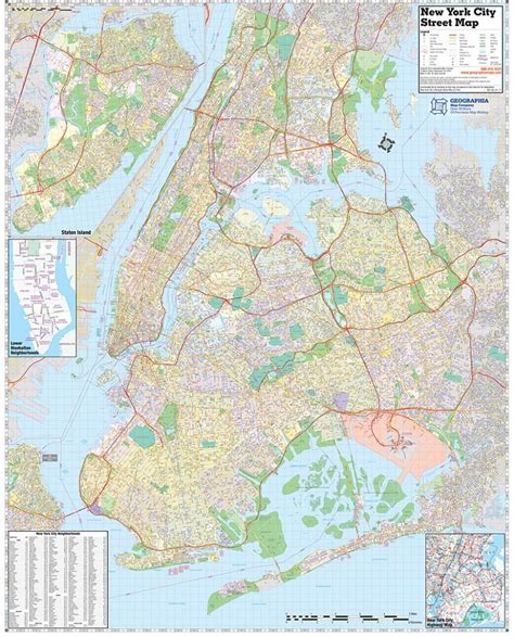 Map of New York City Boroughs