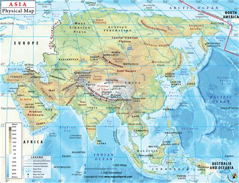 Challenges of Implementing MAP Physical Feature Map of Asia