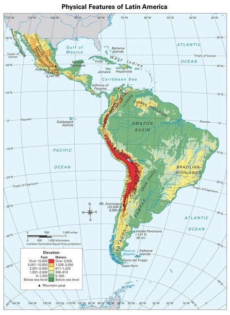 Challenges of Implementing MAP Physical Feature Map of Latin America