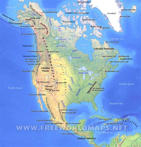 Challenges of implementing MAP Physical Map Of North America