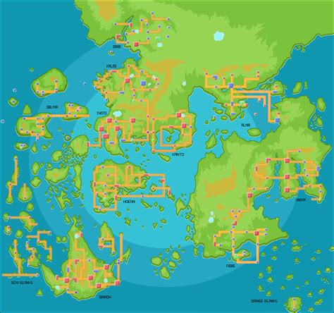 Challenges of Implementing Pokemon Map of All Regions
