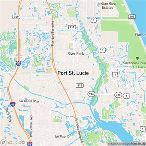 MAP Port St Lucie On Map Challenges