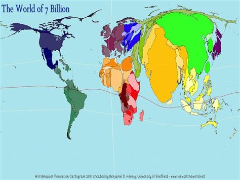 Challenges of Implementing MAP Proportional Map Of The World