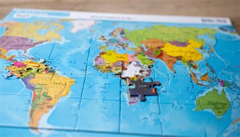 MAP Puzzle Of The World Map