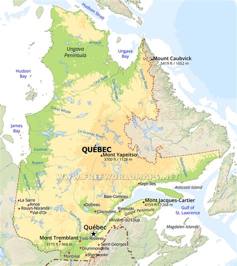 Challenges of implementing MAP Quebec On Map Of Canada