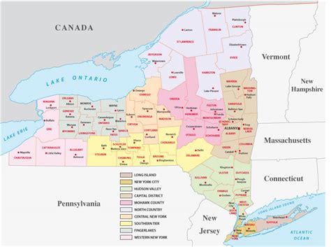 New York State Map