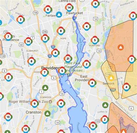 Challenges of Implementing MAP Rhode Island Power Outage Map