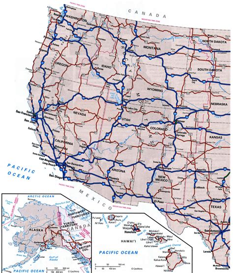 Challenges of implementing MAP Road Map Of Western US